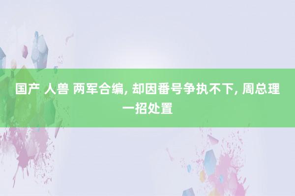 国产 人兽 两军合编, 却因番号争执不下, 周总理一招处置